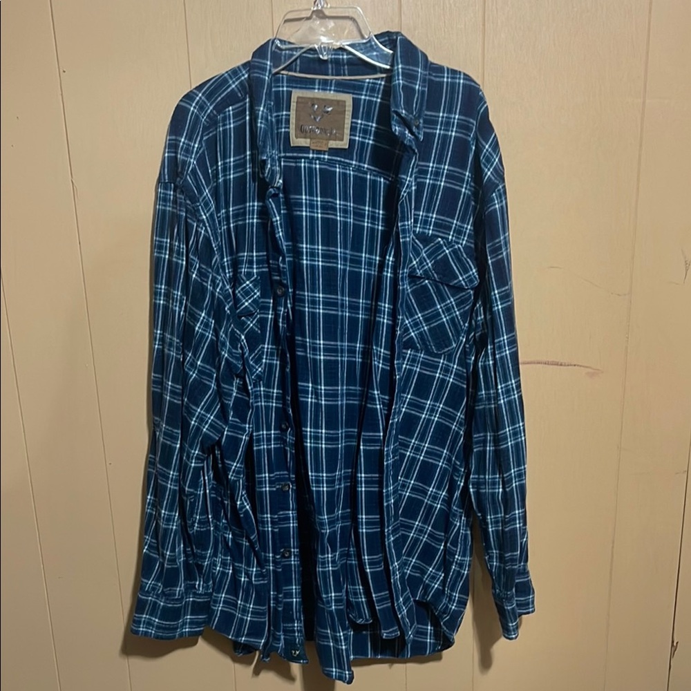Men's Blue Flannel